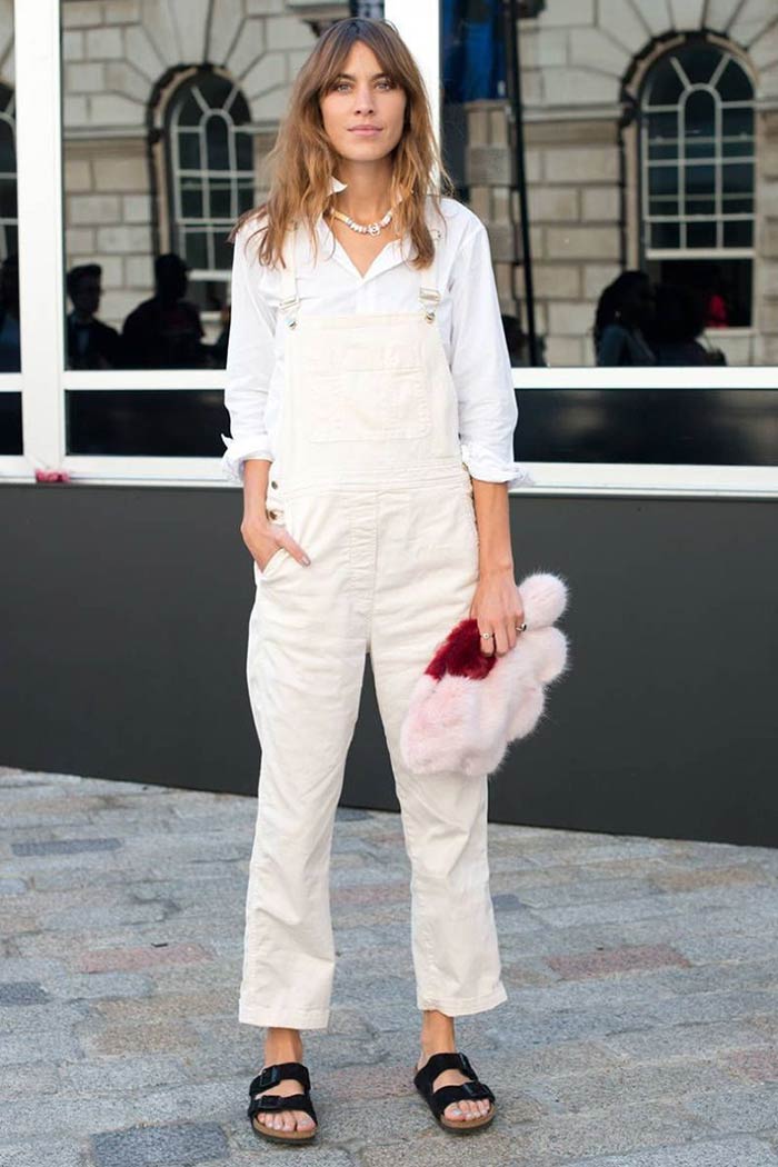 Alexa Chung Wearing Birkenstock Sandals